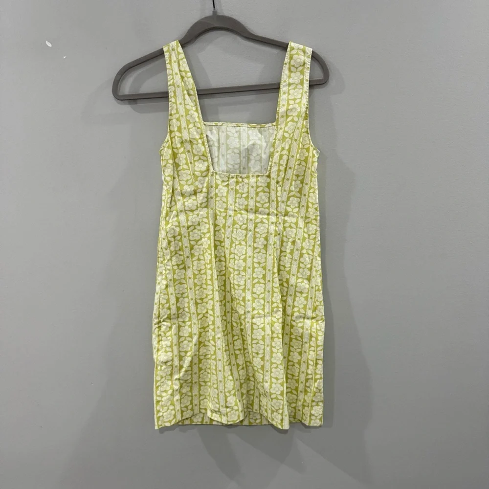 NWT Rouje Dress Anita Mini in Anis Green Floral
